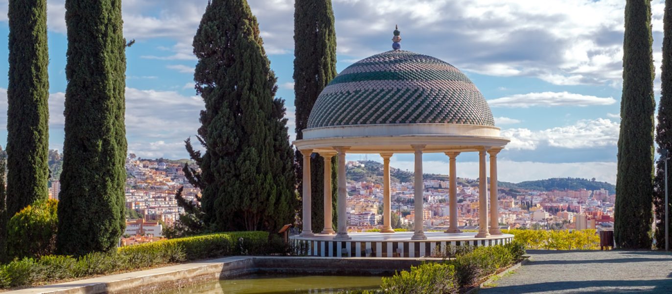 Historical,Gazebo,,Conception,Garden,,Jardin,La,Concepcion,In,Malaga,,Spain